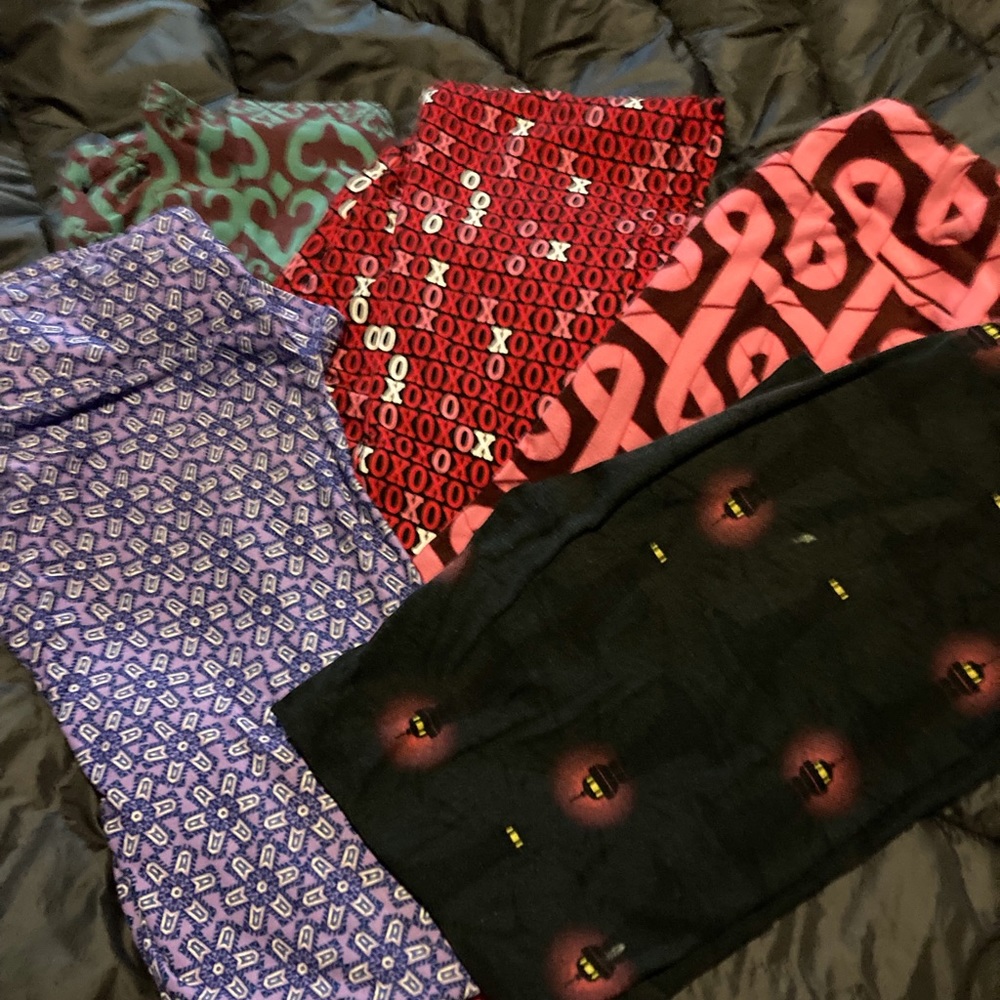 LuLaRoe Leggings OS Bundle of 5